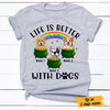 Personalized Dog Patrick's Day T Shirt JR2610 23O23 1