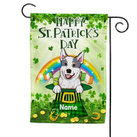 Personalized St Patrick's Day Dog Flag JR256 26O53 thumb 1