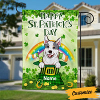 Personalized St Patrick's Day Dog Flag JR256 26O53 thumb 1