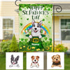 Personalized St Patrick's Day Dog Flag JR256 26O53 1