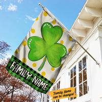 Personalized St Patrick's Day Family Flag JR256 95O36 thumb 1