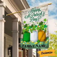 Personalized Family St Patrick's Day Flag JR254 95O53 thumb 1
