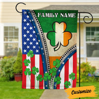 Personalized St Patrick's Day Flag JR252 95O53 thumb 1