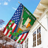 Personalized St Patrick's Day Flag JR252 95O53 1