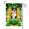 Personalized St Patrick's Day Dog Flag JR251 23O23 1