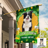 Personalized St Patrick's Day Dog Flag JR251 23O23 1