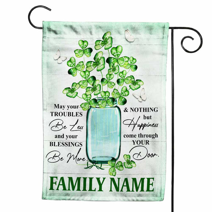 Personalized Family St Patrick's Day Flag JR252 95O47 1