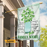 Personalized Family St Patrick's Day Flag JR252 95O47 thumb 1