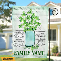 Personalized Family St Patrick's Day Flag JR252 95O47 thumb 1