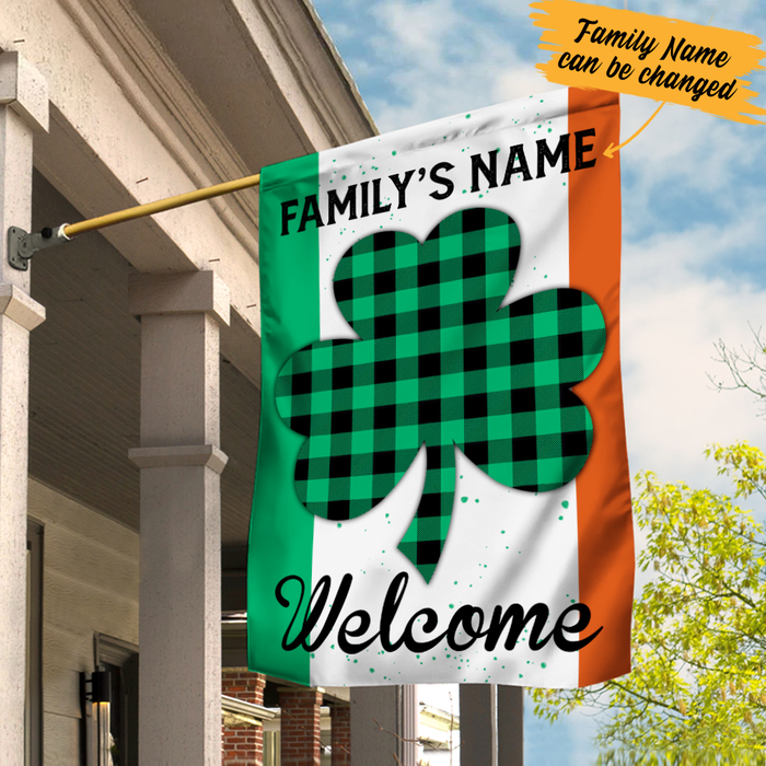 Personalized Patrick's Day Flag JR268 23O24 1