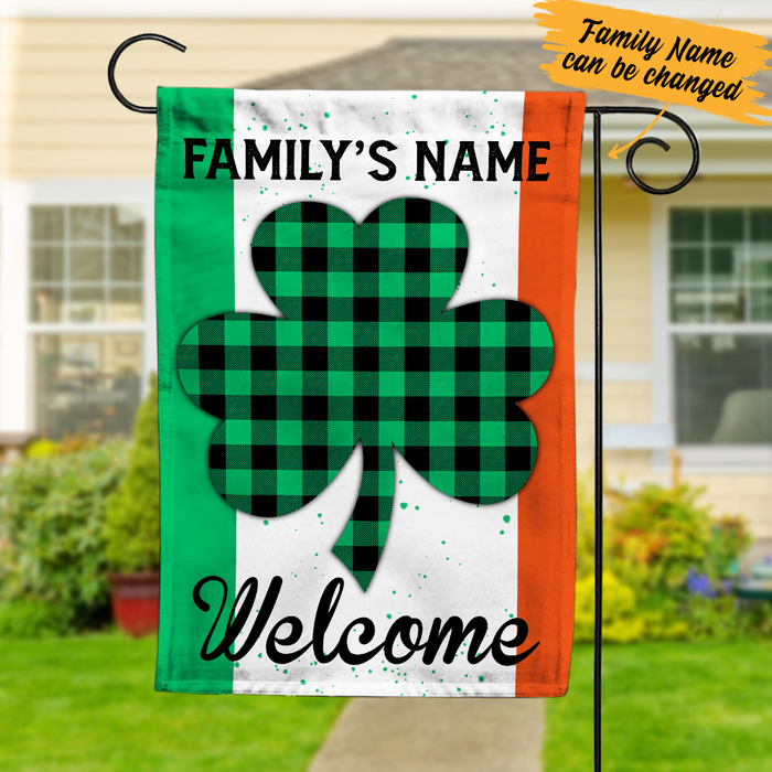 Personalized Patrick's Day Flag JR268 23O24 1