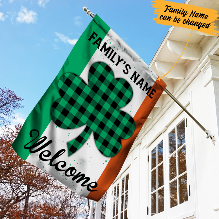 Personalized Patrick's Day Flag JR268 23O24 1