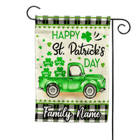 Personalized Family St Patrick's Day Flag JR257 95O36 thumb 1