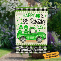 Personalized Family St Patrick's Day Flag JR257 95O36 thumb 1