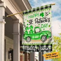 Personalized Family St Patrick's Day Flag JR257 95O36 thumb 1