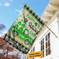 Personalized Family St Patrick's Day Flag JR257 95O36 thumb 1