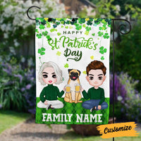 Personalized St Patrick's Day Family Flag JR262 30O58 thumb 1