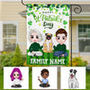 Personalized St Patrick's Day Family Flag JR262 30O58 1