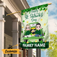Personalized St Patrick's Day Flag JR266 30O47 thumb 1