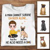 Personalized Dog Dad T Shirt JR261 30O34 1