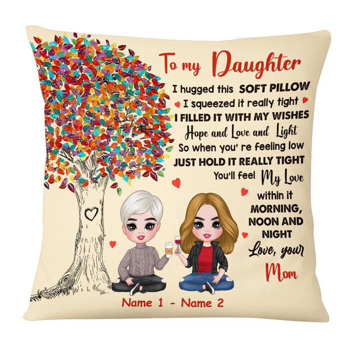 Personalized To My Daughter Pillow JR263 30O53 1