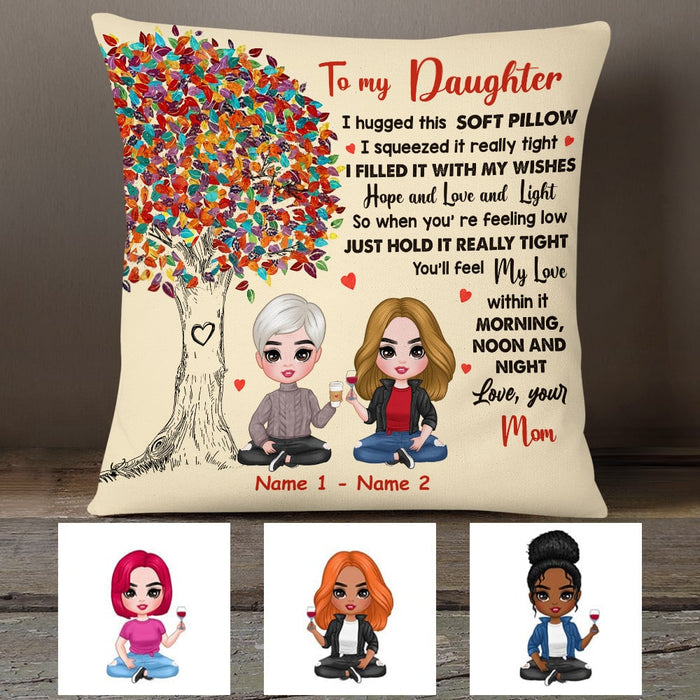 Personalized To My Daughter Pillow JR263 30O53 1