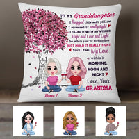 Personalized Mom Grandma Daughter Granddaughter Hug This Pillow JR263 24O36 thumb 1