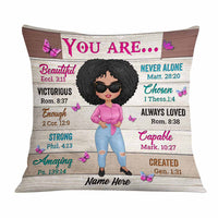 Personalized Daughter God You Are Beautiful Pillow JR264 24O57 thumb 1