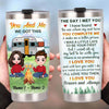 Personalized Couple Camping Love Steel Tumbler JR261 24O58 1