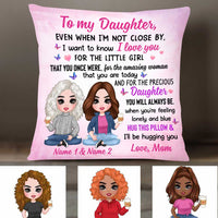 Personalized Mother Daughter Pillow JR262 85O34 thumb 1