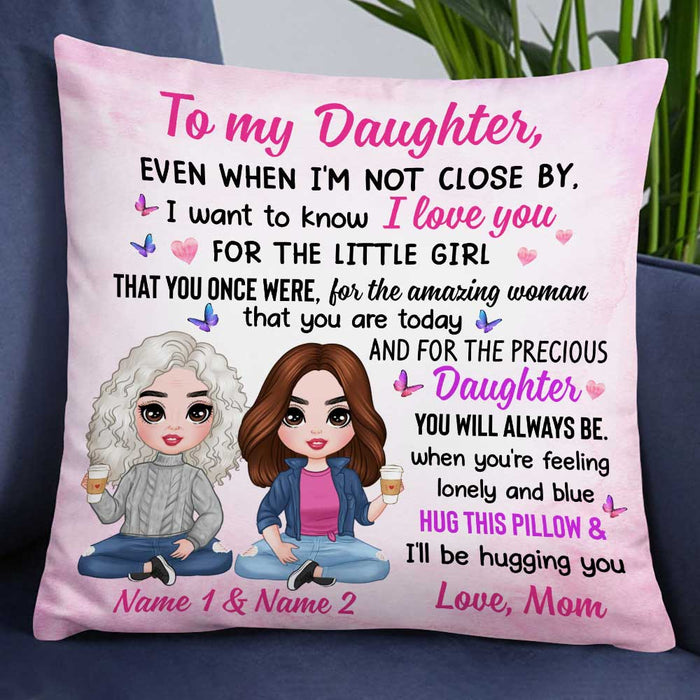 Personalized Mother Daughter Pillow JR262 85O34 1