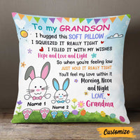 Personalized Easter Granddaughter Hug This Pillow JR262 95O47 thumb 1