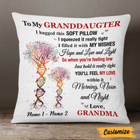 Personalized Mom Grandma To Daughter Granddaughter Son Grandson Hug This Pillow JR263 95O47 thumb 1