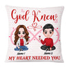 Personalized Couple Icon Love Pillow FB107 23O53 1