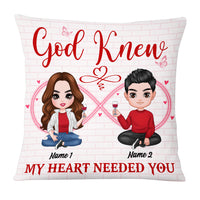 Personalized Couple Icon Love Pillow FB107 23O53 thumb 1