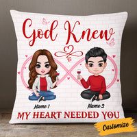 Personalized Couple Icon Love Pillow FB107 23O53 thumb 1