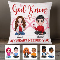 Personalized Couple Icon Love Pillow FB107 23O53 thumb 1