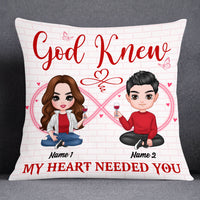 Personalized Couple Icon Love Pillow FB107 23O53 thumb 1