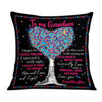 Personalized Love Mom Grandma Pillow JR275 24O57 thumb 1