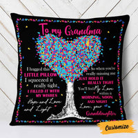 Personalized Love Mom Grandma Pillow JR275 24O57 thumb 1