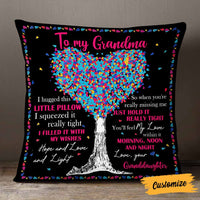 Personalized Love Mom Grandma Pillow JR275 24O57 thumb 1