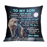 Personalized Son Hug This Pillow JR274 24O57 thumb 1