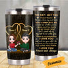 Personalized Couple Steel Tumbler JR272 30O36 1