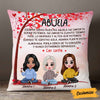 Personalized Mom Grandma Spanish Pillow JR275 30O57 1