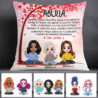 Personalized Mom Grandma Spanish Pillow JR275 30O57 thumb 1