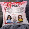 Personalized Mom Grandma Spanish Pillow JR275 30O57 1