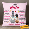 Personalized Mom Grandma To Grandson Granddaughter Spanish Mamá Abuela Hug This Pillow JR271 95O53 1