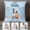 Personalized Mom Grandma To Grandson Granddaughter Spanish Mamá Abuela Hug This Pillow JR271 95O53 1