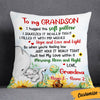 Personalized Grandson Son Granddaughter Daughter Elephant Pillow JR273 30O36 1