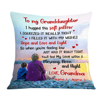 Personalized Granddaughter Hug This Pillow JR274 30O36 thumb 1
